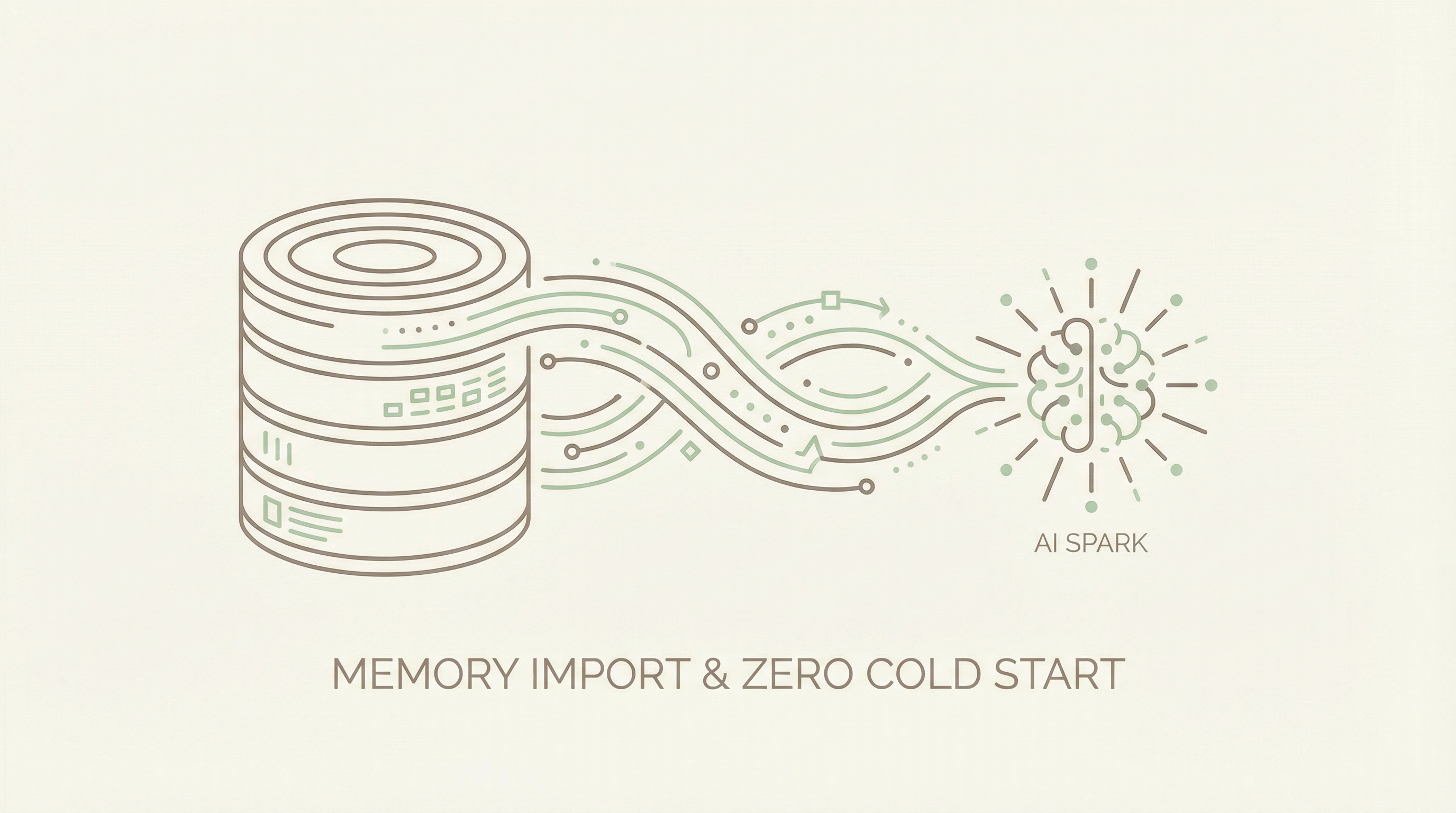 Zero Cold Start. Import Your Brain.